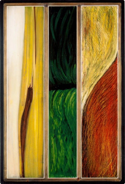 Huile sur bois 93cm x 73cm